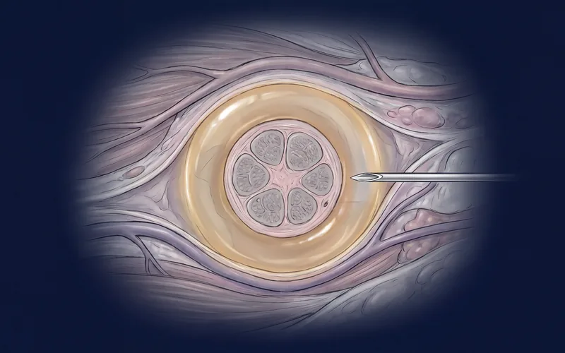 Ultrasound-guided peripheral nerve hydrodissection with fluid bolus circumferentially surrounding the nerve