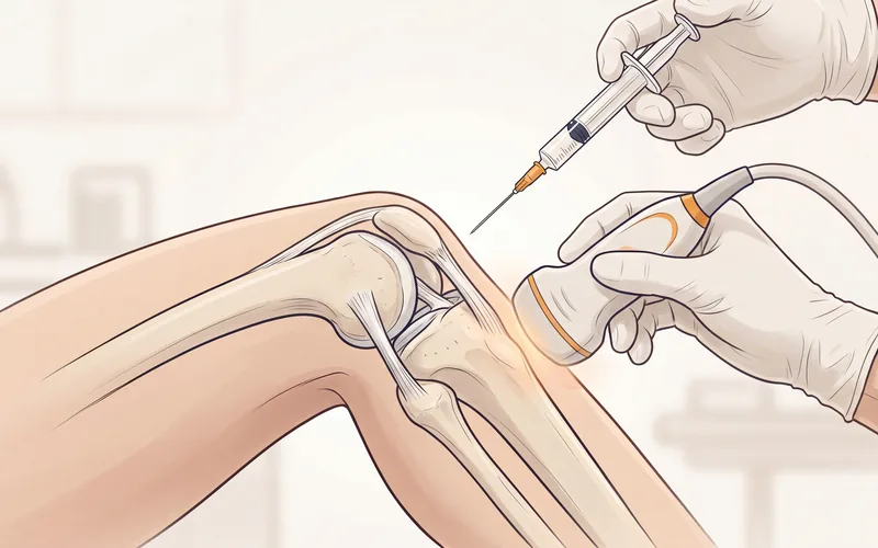 Ultrasound-guided regenerative injection into an arthritic knee, a non-surgical alternative to knee replacement