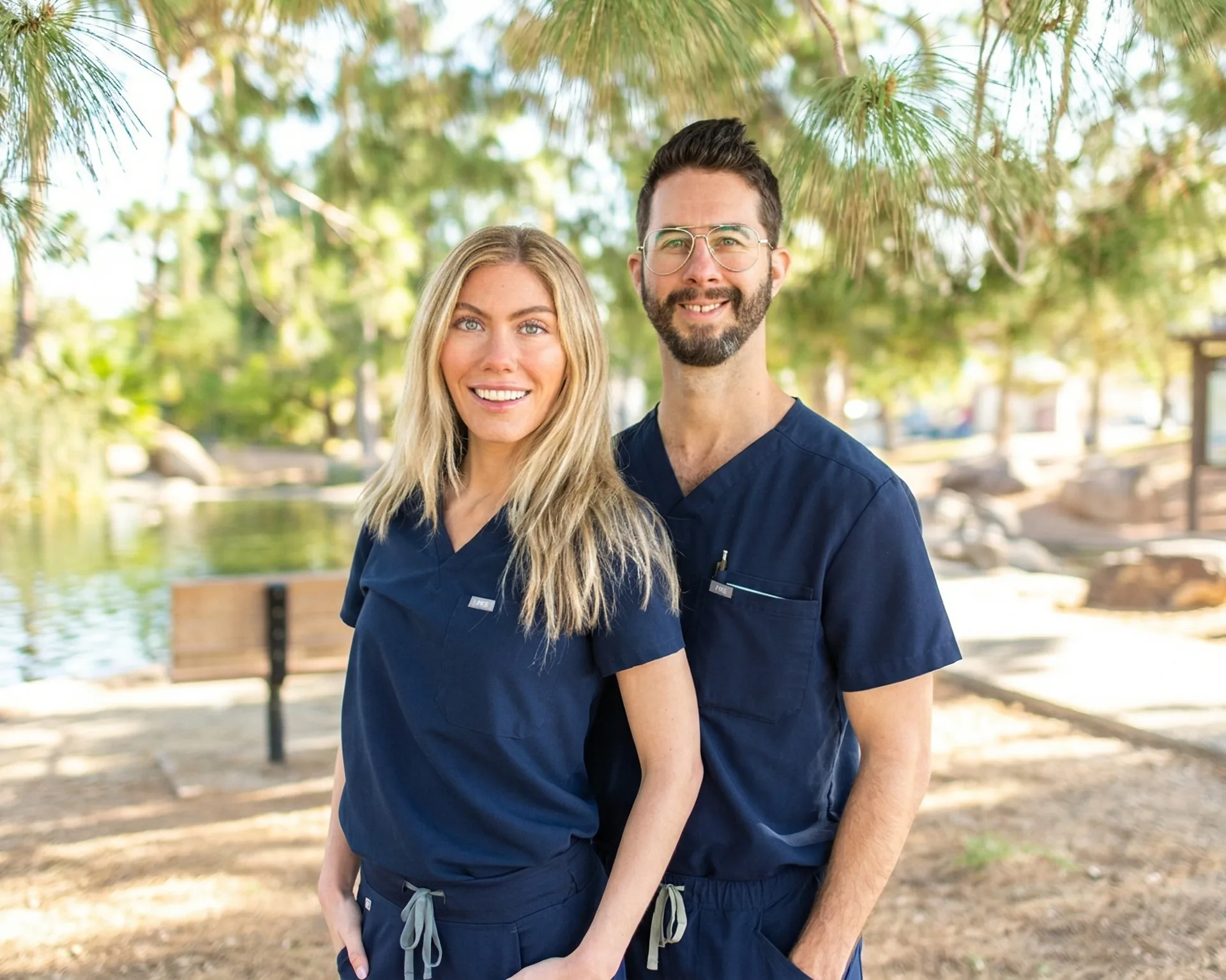 Dr. Drew Timmermans and Dr. Kaitlyn Myers at Regenerative Performance in Gilbert, AZ